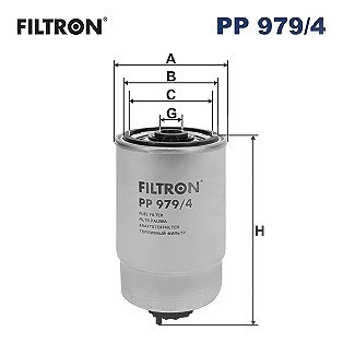 Filtron Kraftstofffilter Pp979/4 Größe 1.5 Pp 979/4 - Bild 7