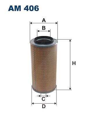 Für FILTRON FILTRY AM 406 AIR FILTER - Bild 4