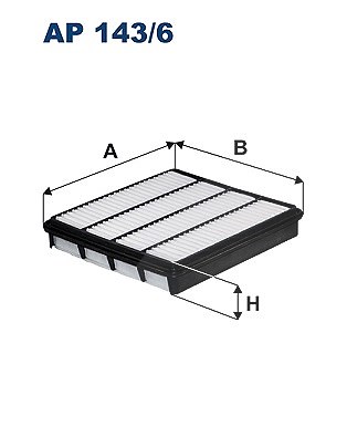 Filtron Luftfilter Ap 143/6 Filtereinsatz 76Mm Für Toyota - Bild 4