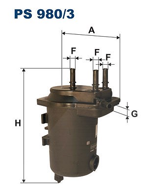 Filtron Kraftstofffilter Ps 980/3 Leitungsfilter 186Mm Für Renault - Bild 6