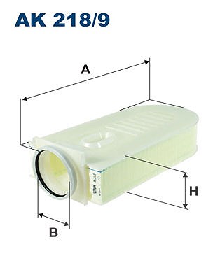 Für FILTRON AK 218/9 Air filter AK 218/9 Air filter (Cartridge) fits: MERCEDES - Bild 6