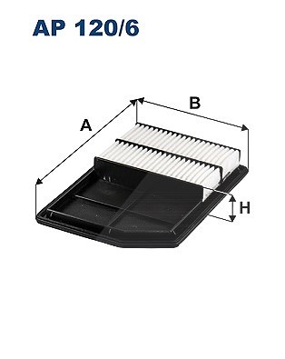 FILTRON Luftfilter AP 120/6 Filtereinsatz 42mm für MITSUBISHI - Bild 6