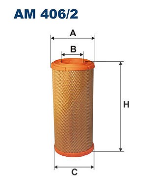 FILTRON AM406/2 Luftfilter Luftfiltereinsatz für Iveco - Bild 5