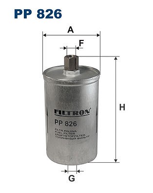 FILTRON PP826 Kraftstofffilter Kraftstoffilter für Audi für VW - Bild 5
