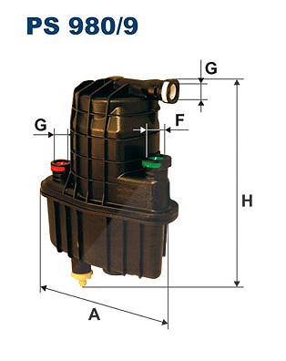 Filtron Kraftstofffilter Ps 980/9 Leitungsfilter 182Mm Für Renault - Bild 7