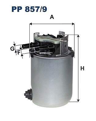 FILTRON PP857/9 Kraftstofffilter Kraftstoffilter für Nissan für Renault - Bild 6