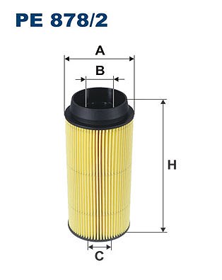 Filtron Kraftstofffilter Pe 878/2 Filtereinsatz 163Mm Für Iveco Mitsubishi Fuso (Mitsubishi) - Bild 6