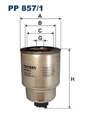 FILTRON PP857/1 Kraftstofffilter Kraftstoffilter für Nissan - Bild 6