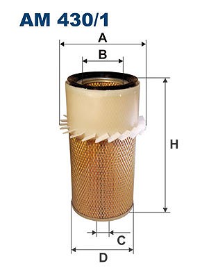 Filtron Luftfilter Am430/1 Größe 18 Am 430/1 - Bild 6