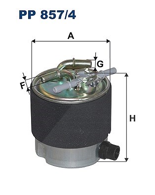 FILTRON PP857/4 Kraftstofffilter Kraftstoffilter für Nissan - Bild 6