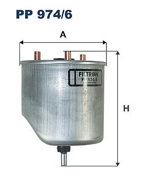Filtron Kraftstofffilter Pp 974/6 Leitungsfilter 139Mm Für Peugeot Citroën Fiat Mitsubishi Toyota - Bild 6