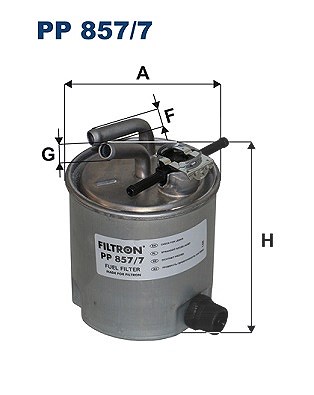 Für FILTRON PP 857/7 FUEL FILTER - Bild 5