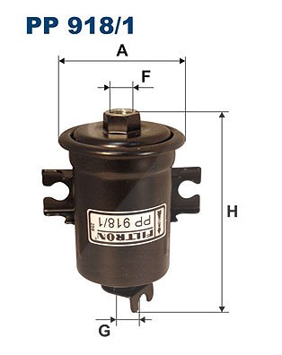 FILTRON Kraftstofffilter PP 918/1 Leitungsfilter 117mm für GM TOYOTA - Bild 6