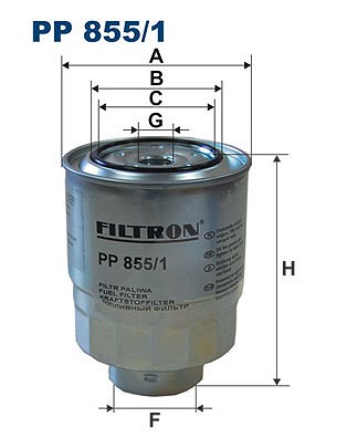 Für FILTRON FILTRY PP 855/1 FUEL FILTER - Bild 7