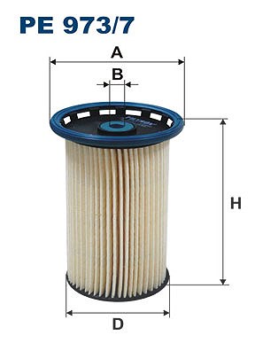 Kraftstofffilter Filtereinsatz PE 973/7 FILTRON für VW SEAT AUDI - Bild 6