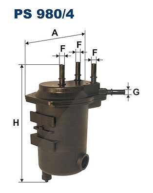 Filtron Kraftstofffilter Ps980/4 Mittel Ps 980/4 - Bild 4