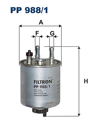 Filtron Kraftstofffilter Pp988/1 Größe 10 Pp 988/1 - Bild 5
