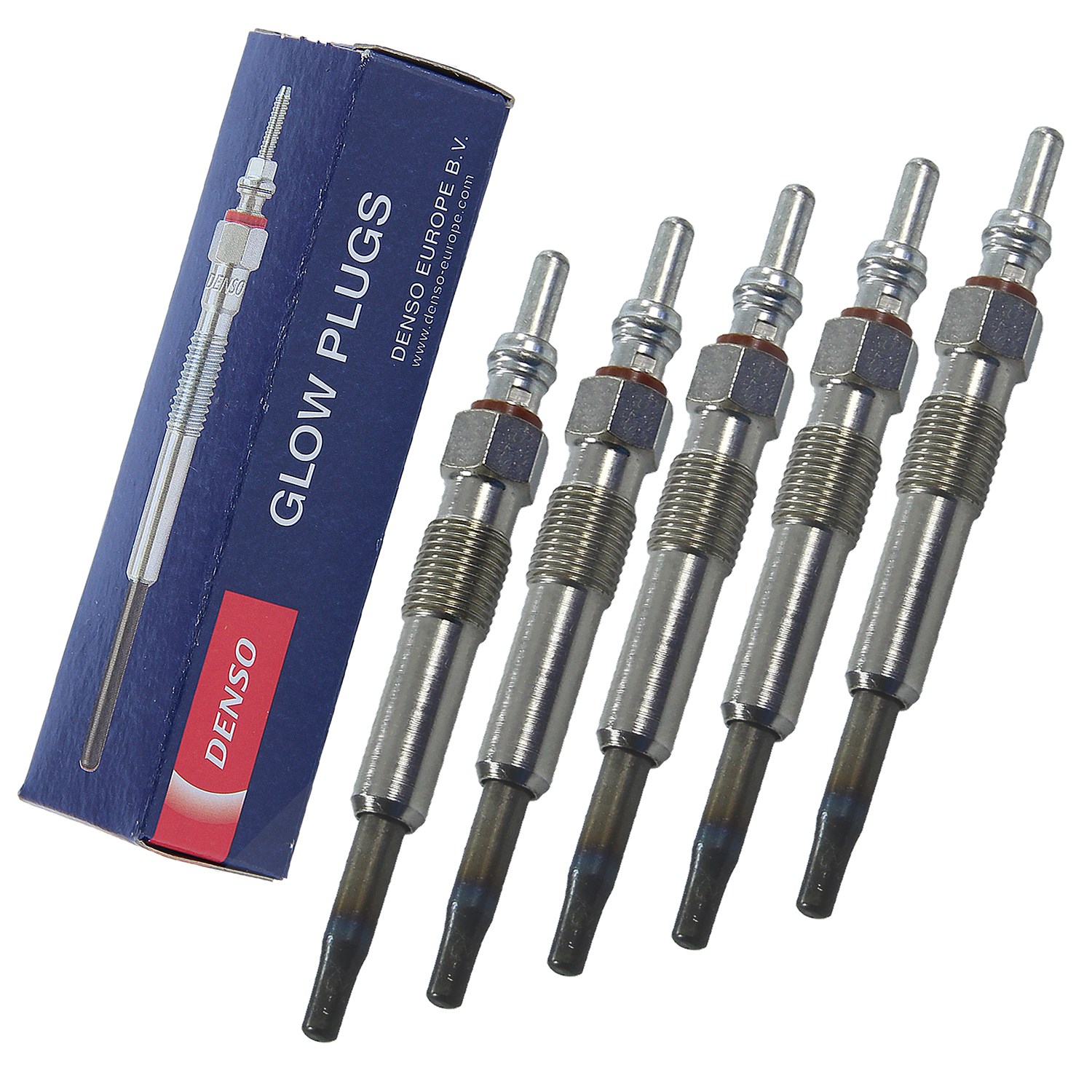 Denso 5x Glühkerze DG-005 [Hersteller-Nr. DG-005] für VW, Audi, Volvo