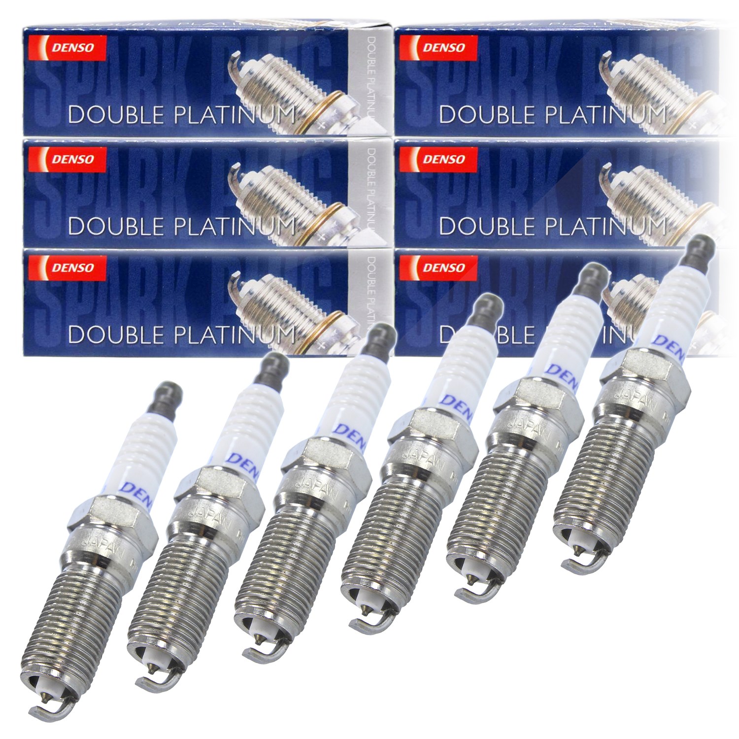 Denso 6x Zündkerze Platinum PT16VR13 [Hersteller-Nr. PT16VR13] für Alfa Romeo, Chevrolet, Cadillac, Opel, Suzuki
