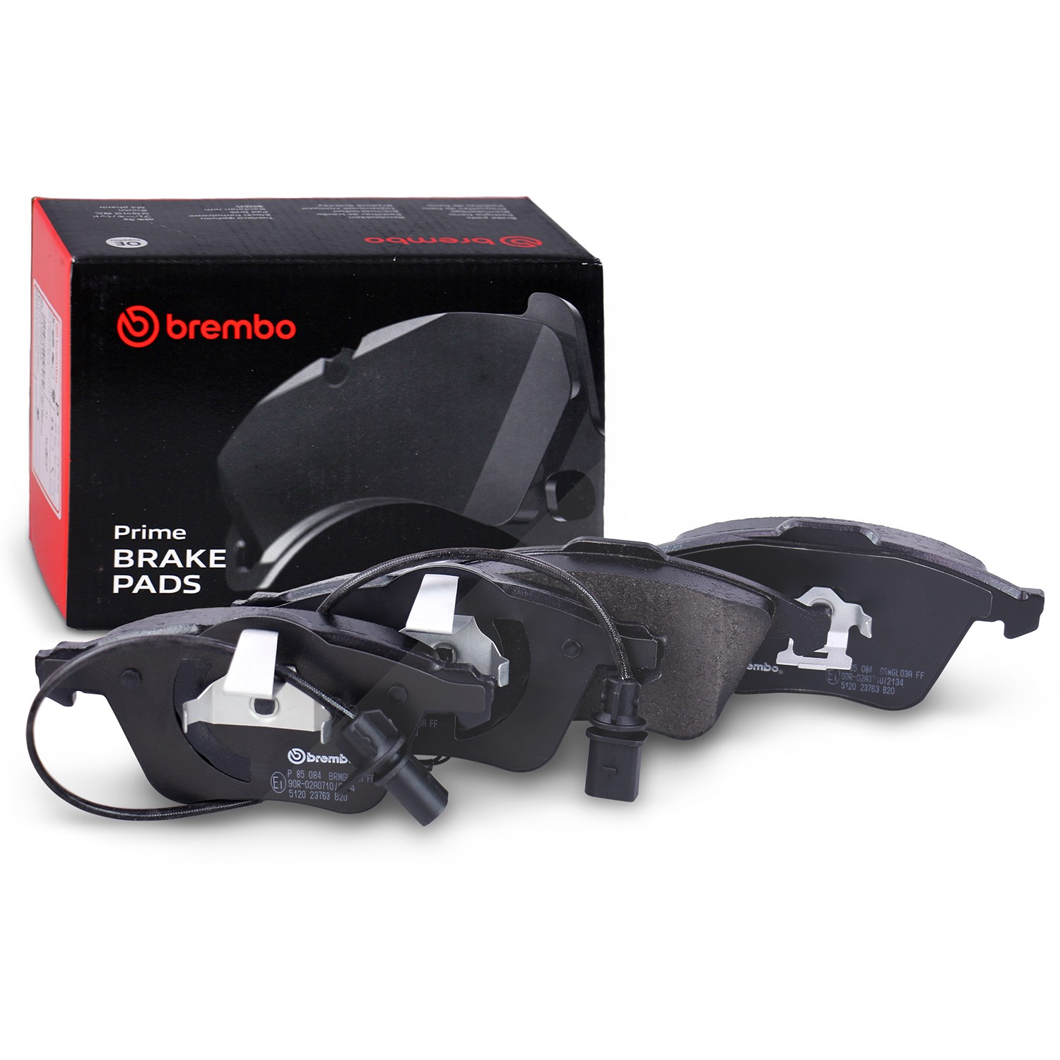 Brembo Bremsbelagsatz mit VWK Vorderachse [Hersteller-Nr. P85084] für Seat, Audi