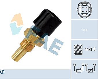 FAE 33860 Sensor für Kühlmitteltemperatur Sensor Kühlmitteltemperatur - Bild 4