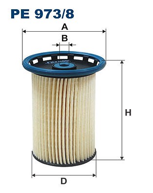 Filtron Kraftstofffilter Pe 973/8 Filtereinsatz 123Mm Für Porsche Vag - Bild 7