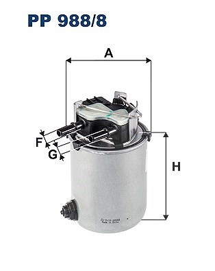 Für FILTRON FILTRY PP 988/8 FUEL FILTER - Bild 6