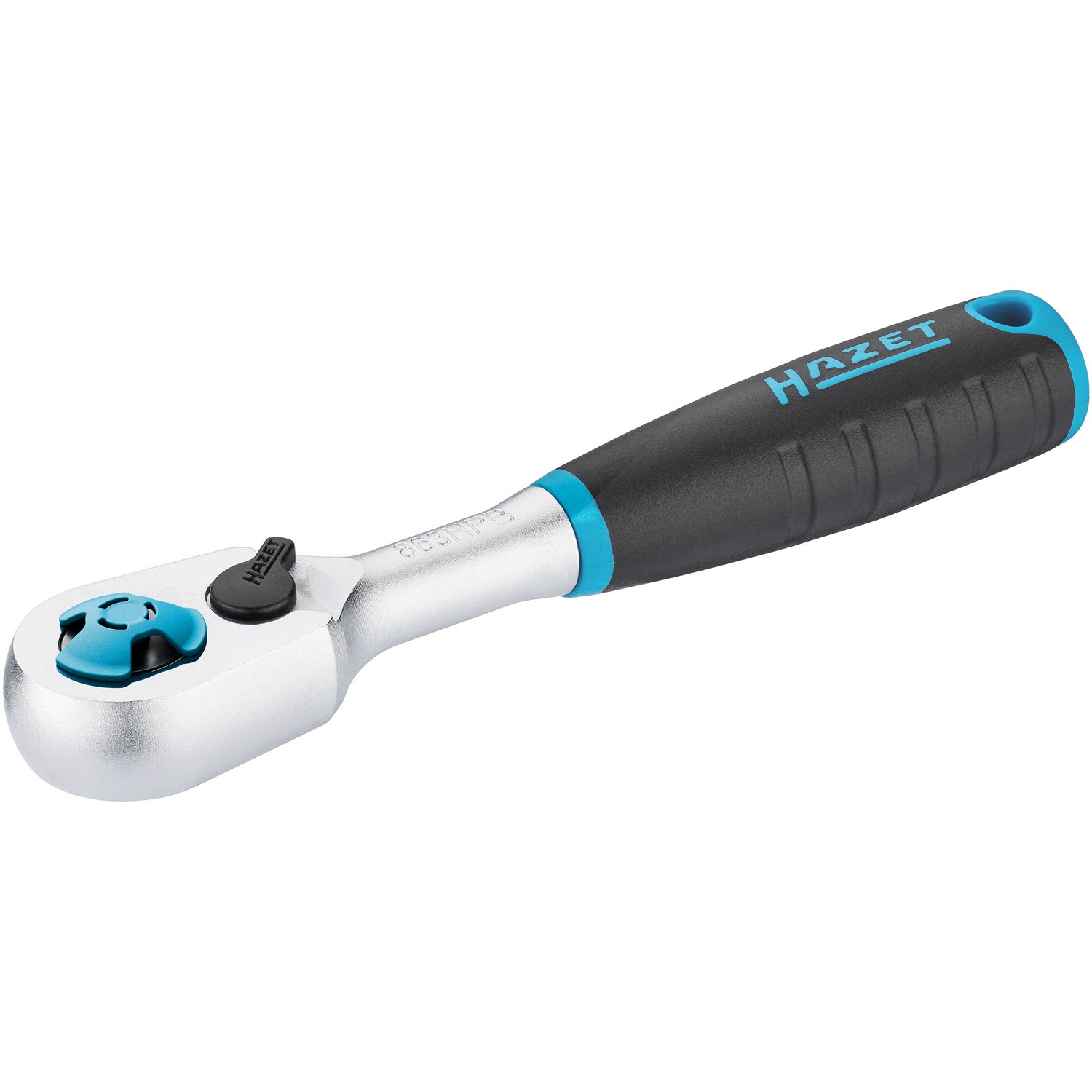 Hazet HiPer Feinzahn-Umschaltknarre für Bits - Sechskant 6,3 mm 1/4 [Hersteller-Nr. 863HPB]