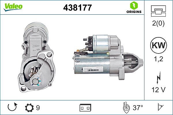 Valeo Starter [Hersteller-Nr. 438177]