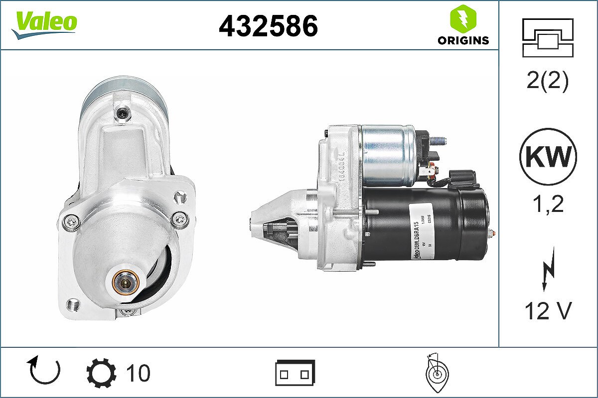 Valeo Starter [Hersteller-Nr. 432586]