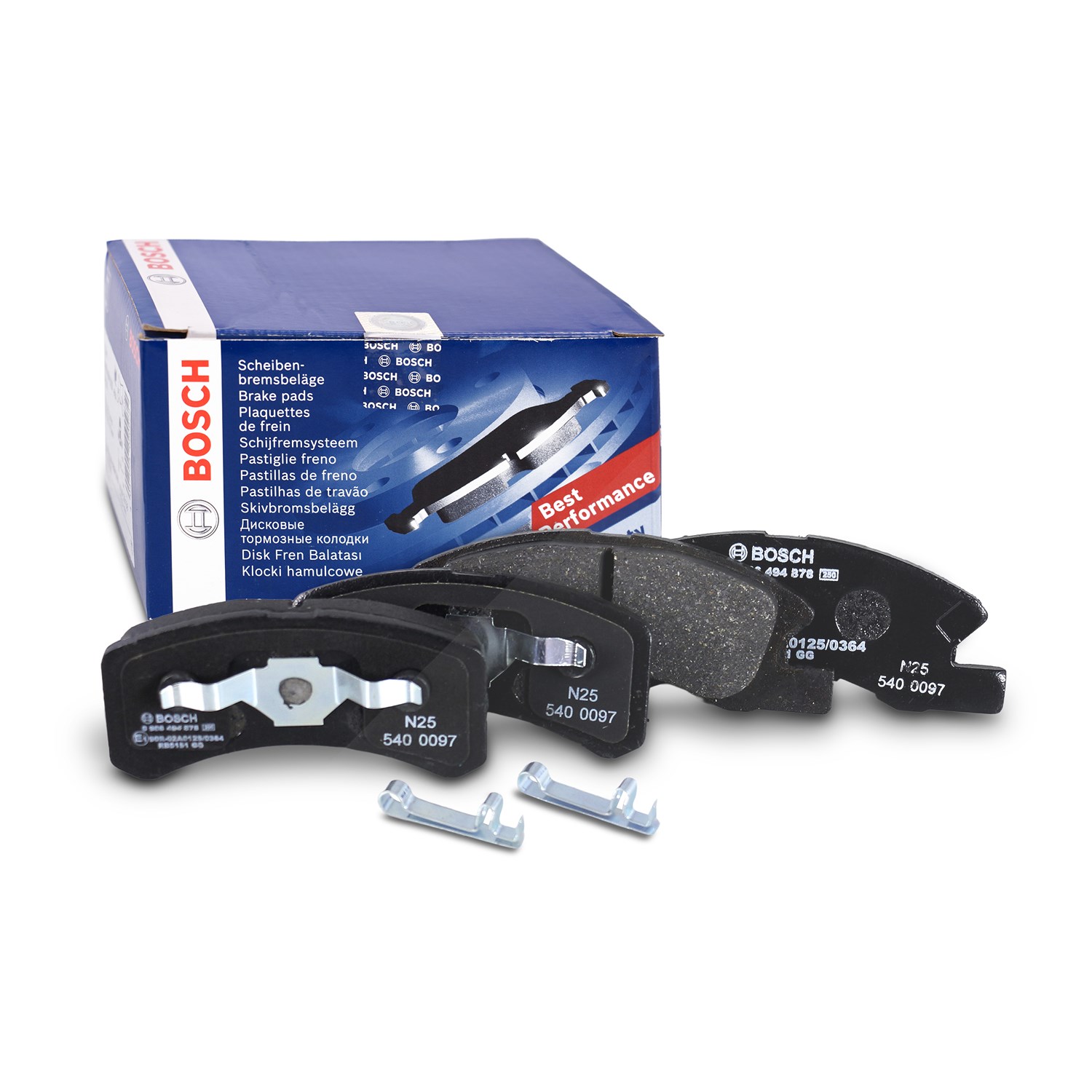 Bosch Bremsbelagsatz vorne [Hersteller-Nr. 0986494878] für Mitsubishi