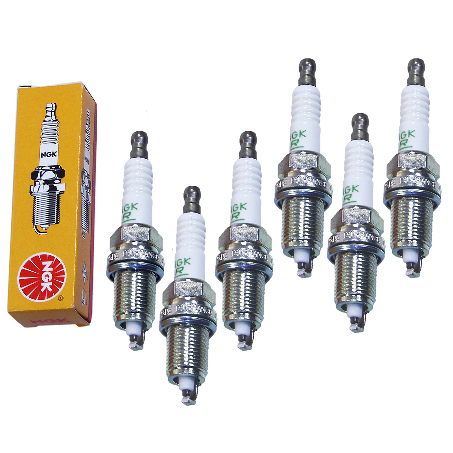 Ngk 6x Zündkerze 2262 [Hersteller-Nr. 2262] für Jeep, Mazda, Honda