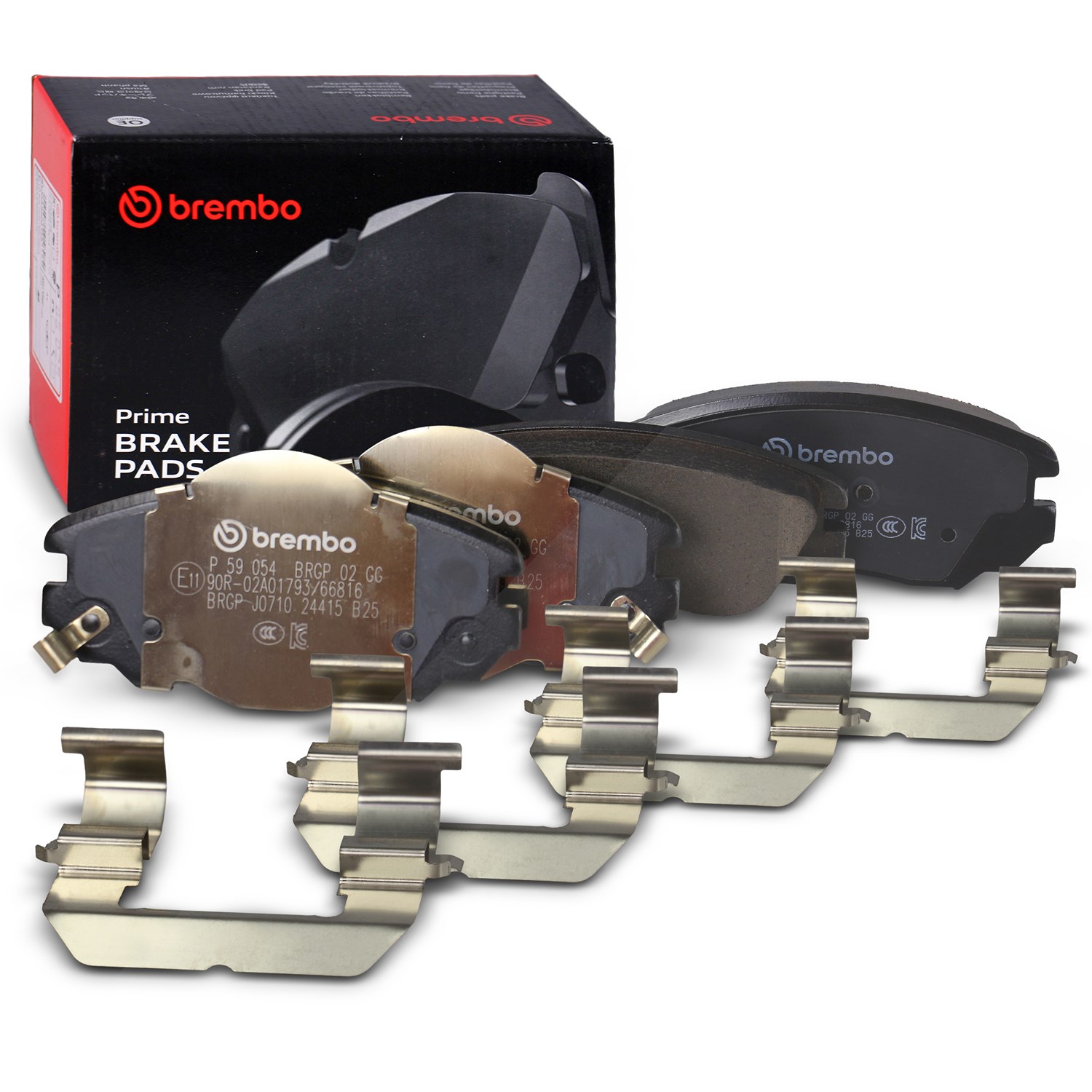 Brembo Bremsbelagsatz vorne [Hersteller-Nr. P59054] für Opel, Vauxhall, Saab