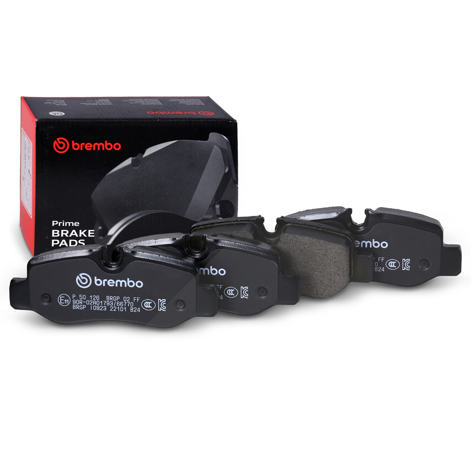Brembo Bremsbelagsatz hinten [Hersteller-Nr. P50126] für Mercedes-Benz