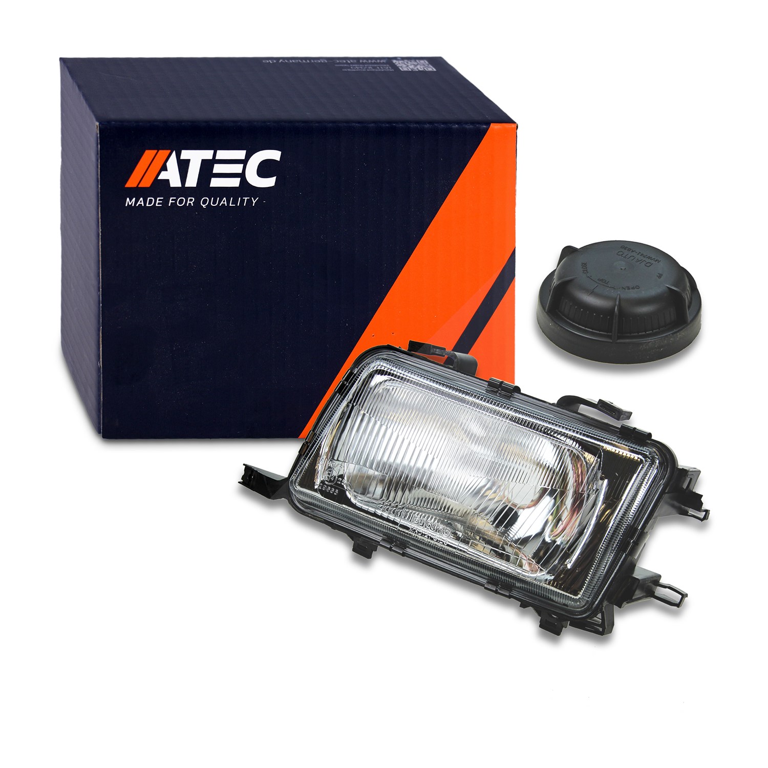 Atec Scheinwerfer, H4, ohne Stellmotor für LWR [Hersteller-Nr. 10400958] für Audi