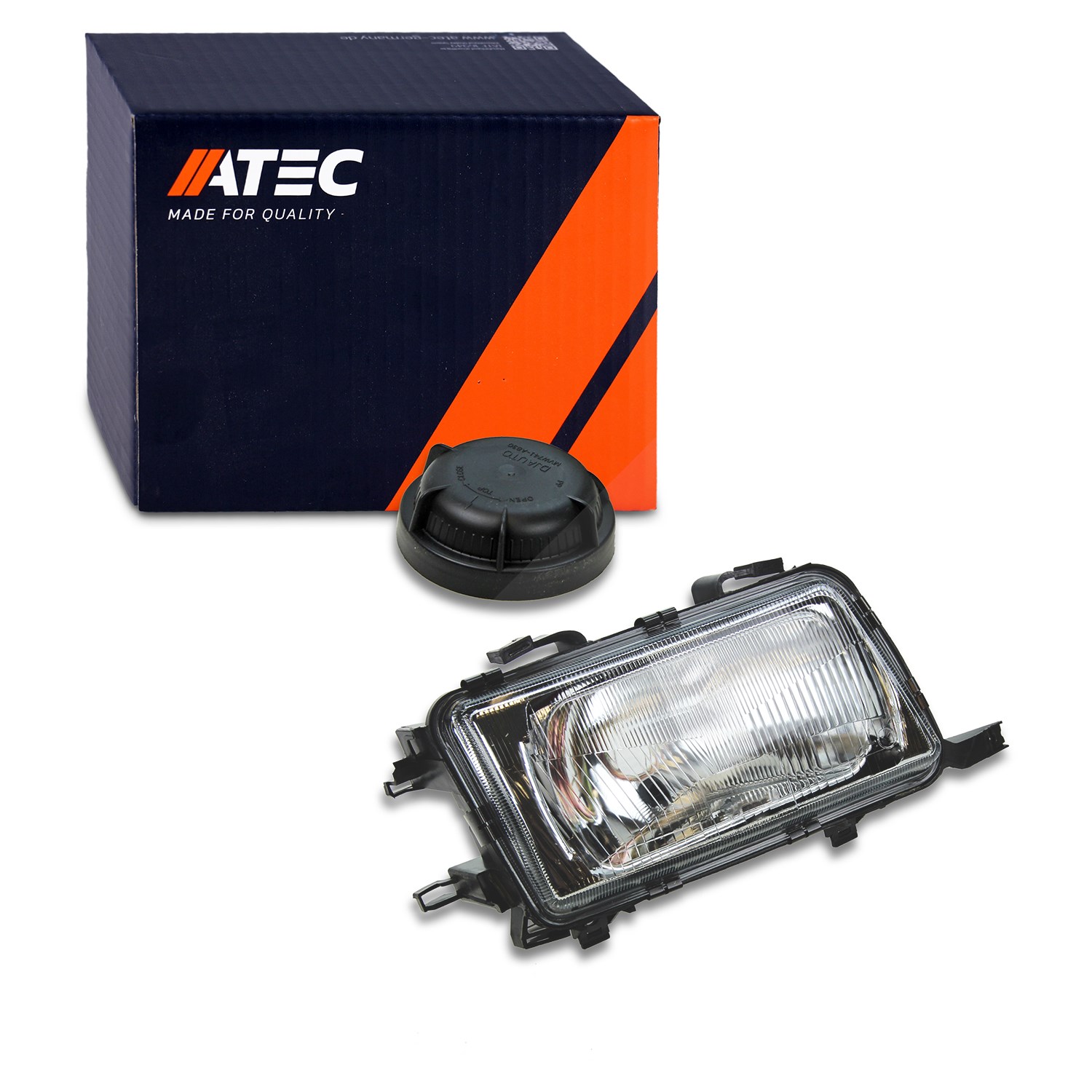 Atec Scheinwerfer, H4, ohne Stellmotor für LWR [Hersteller-Nr. 10400959] für Audi