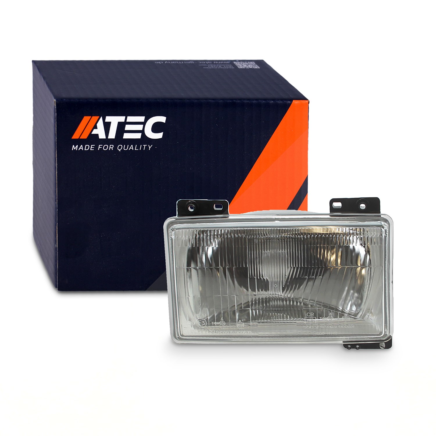 Atec Scheinwerfer H4 ohne LWR ohne Stellmotor [Hersteller-Nr. 10411884] für Peugeot, Citroën, Alfa Romeo, Fiat, Talbot