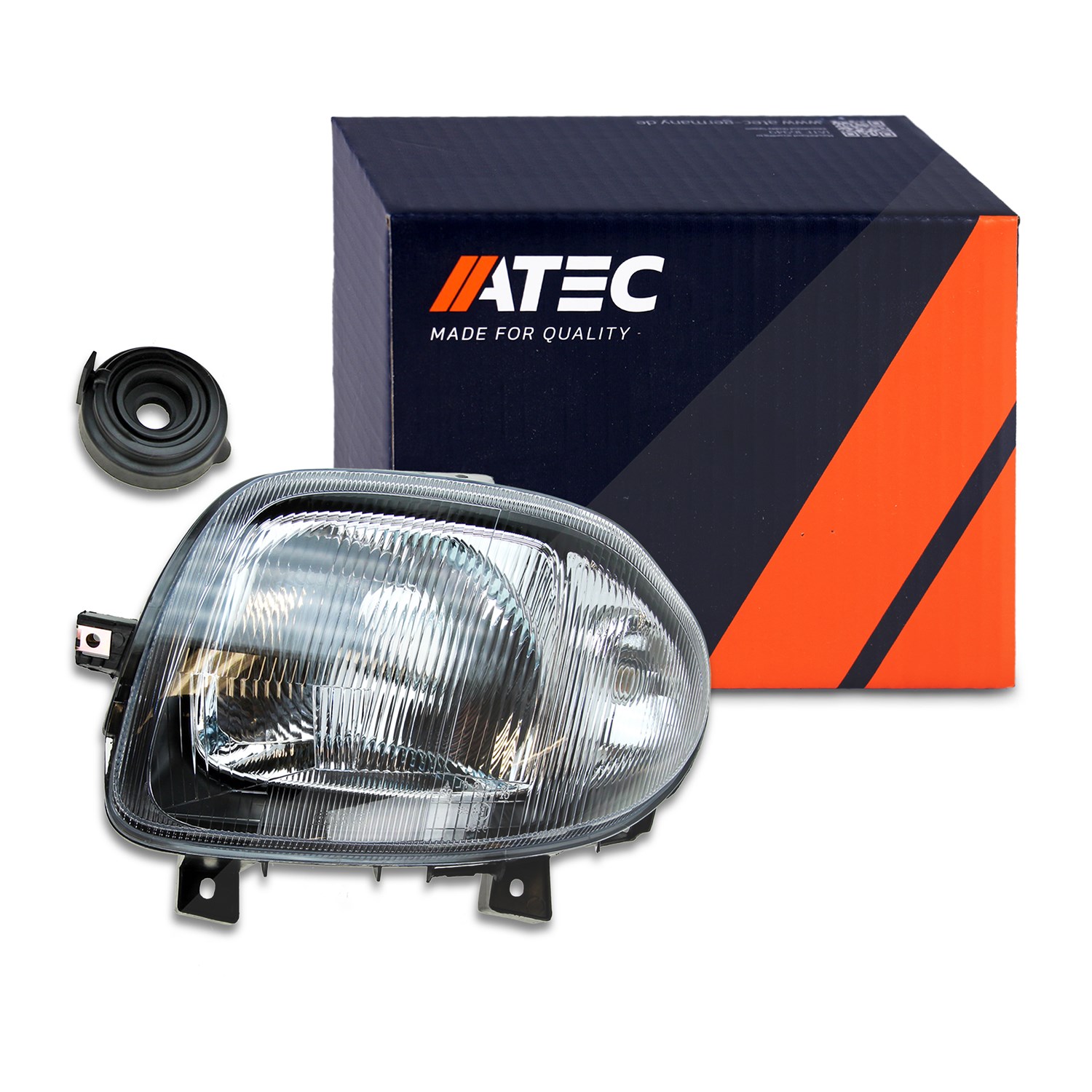 Atec Scheinwerfer H4 elektr. LWR ohne Stellmotor [Hersteller-Nr. 10413464] für Renault