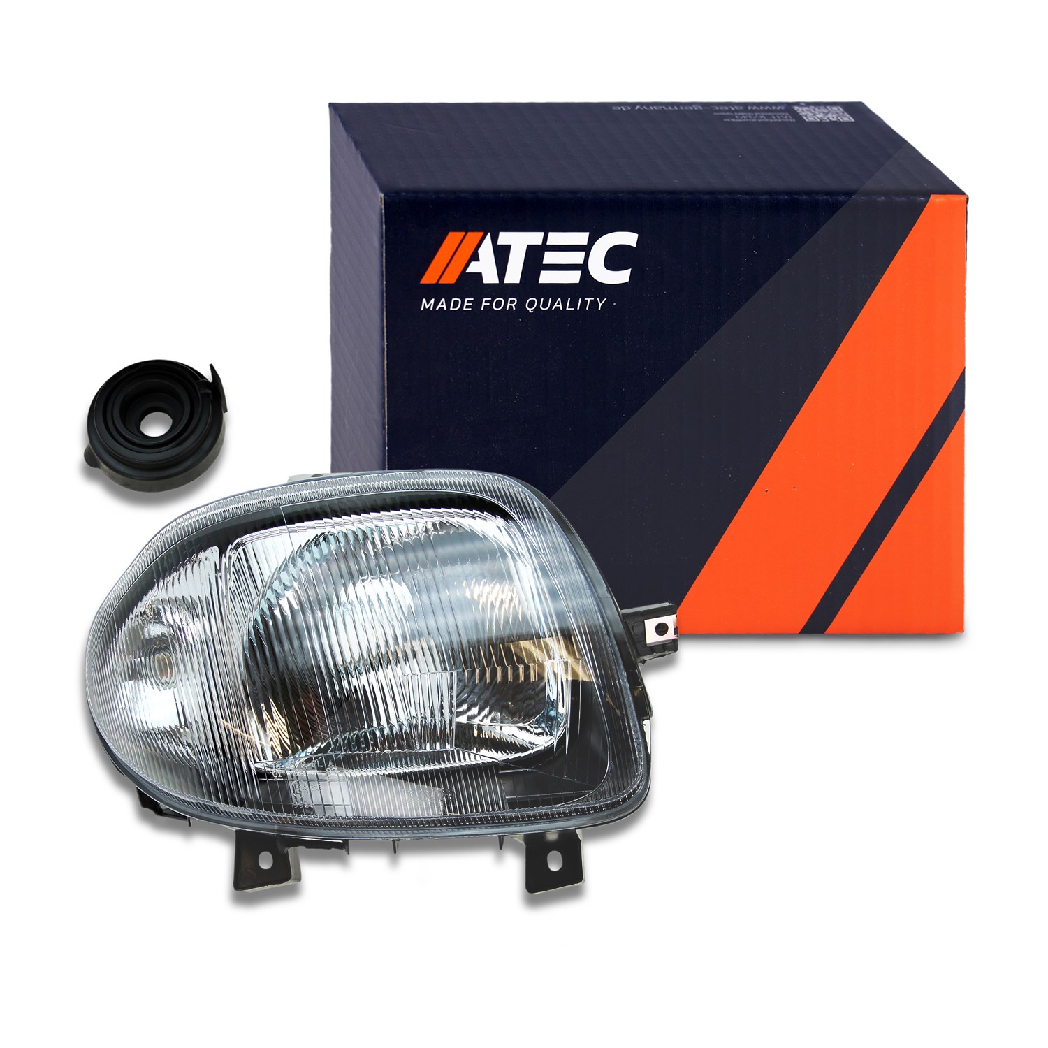 Atec Scheinwerfer H4 elektr. LWR ohne Stellmotor [Hersteller-Nr. 10413465] für Renault