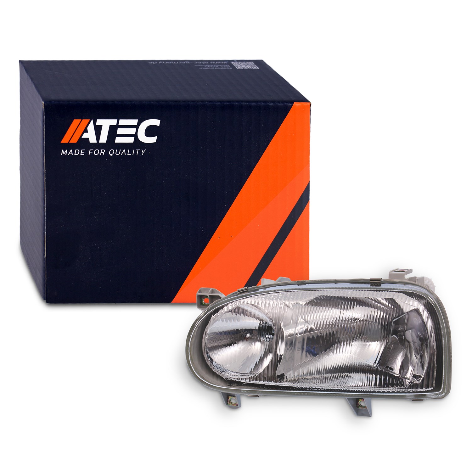 Atec Scheinwerfer H1/H1 ohne Stellmotor elektr. LWR [Hersteller-Nr. 10414218] für VW
