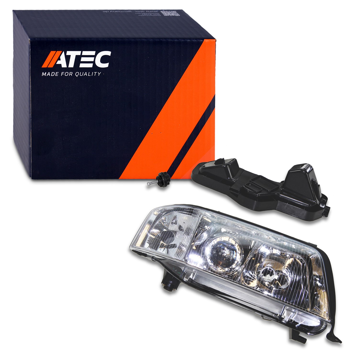 Atec Scheinwerfer H1/H7 ohne Stellmotor für LWR [Hersteller-Nr. 10414558] für Audi