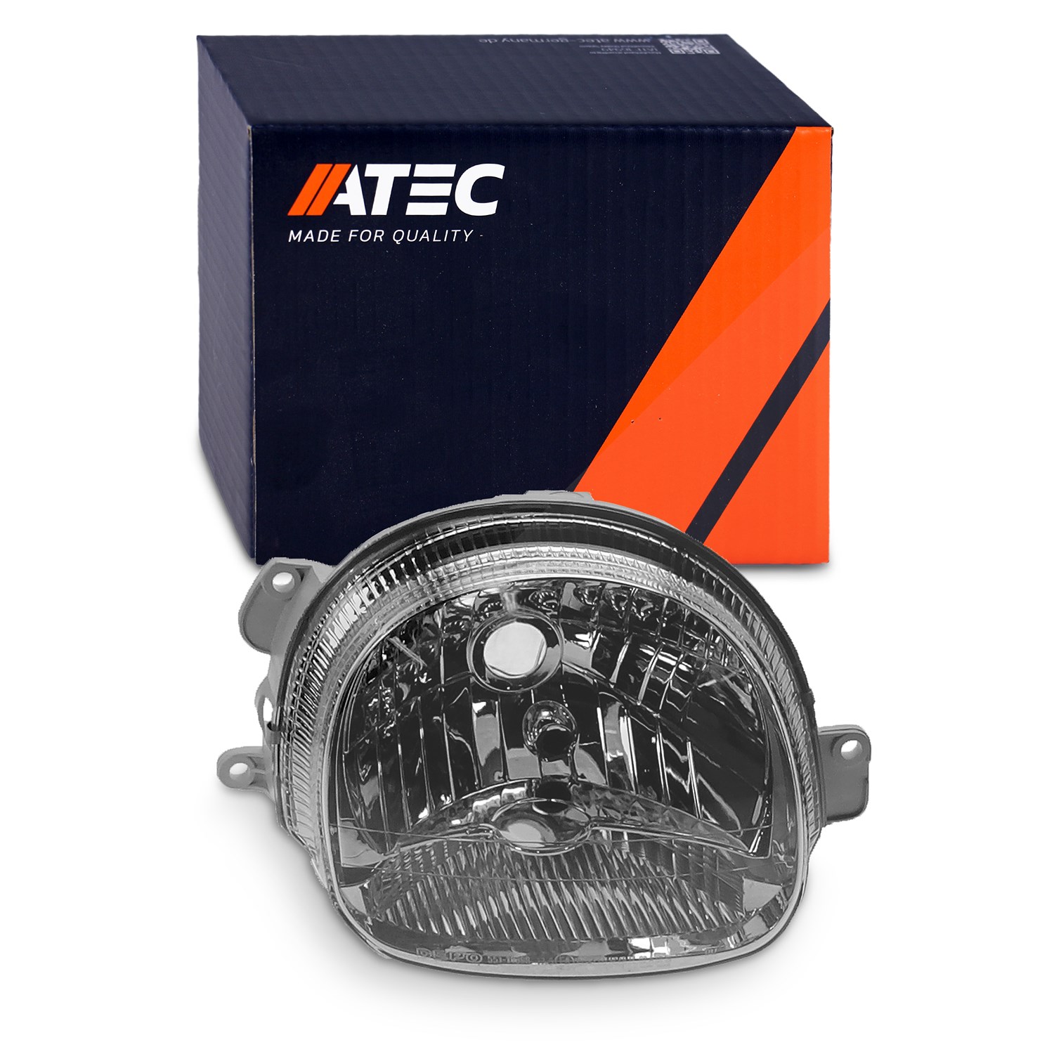 Atec Scheinwerfer H4 ohne Stellmotor elektr. LWR [Hersteller-Nr. 10417526] für Renault