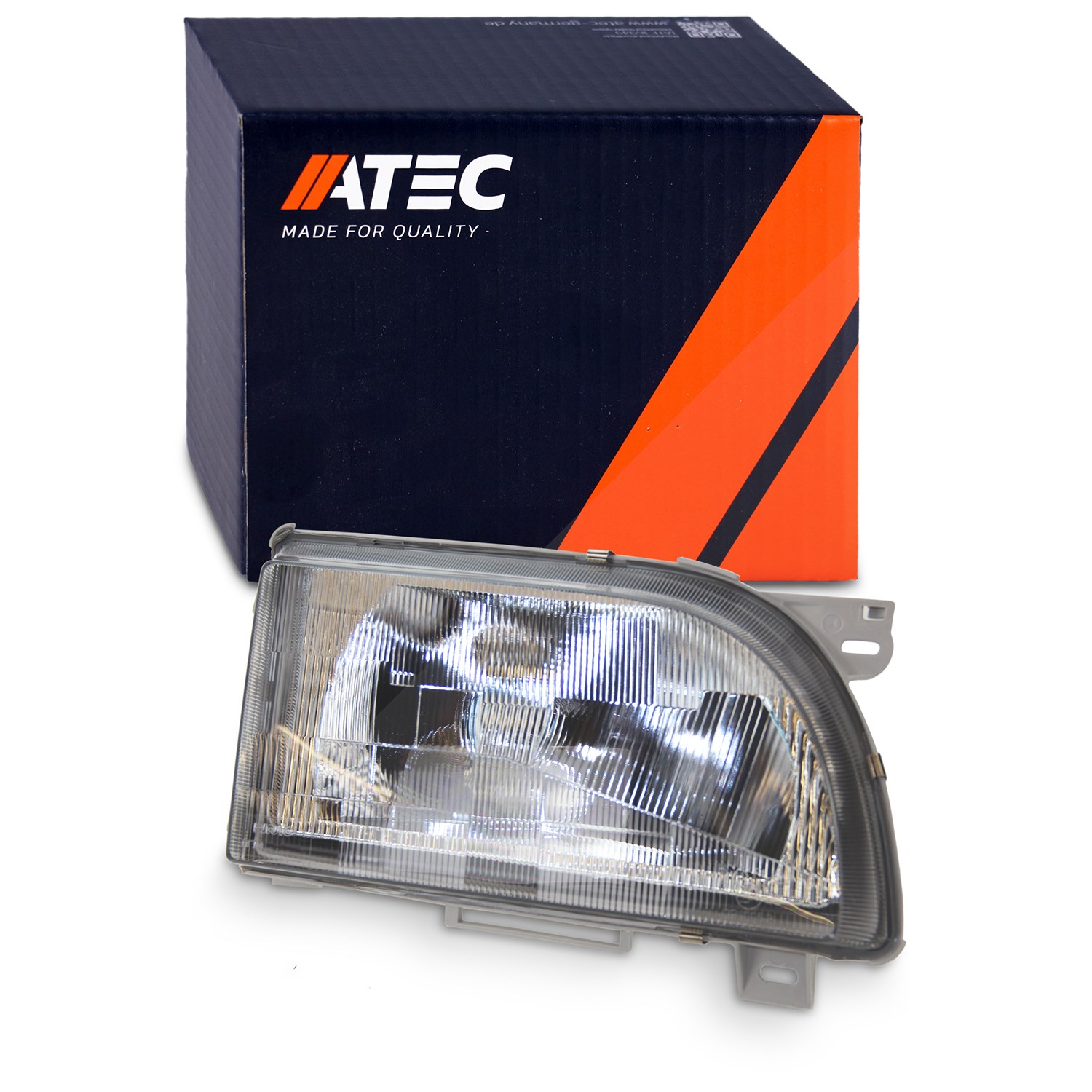 Atec Scheinwerfer H4 elektr. LWR o. Stellmotor [Hersteller-Nr. 10419089] für Ford