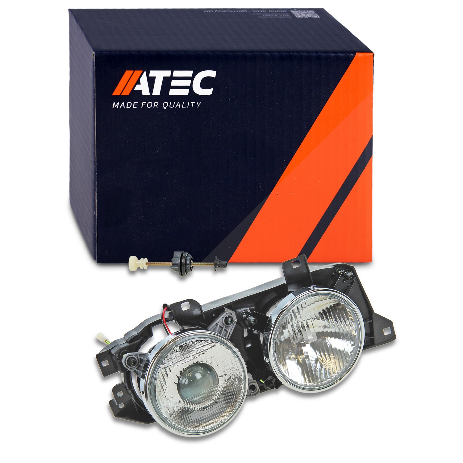 Atec Scheinwerfer H1/H1 ohne Stellmotor [Hersteller-Nr. 10490258] für BMW