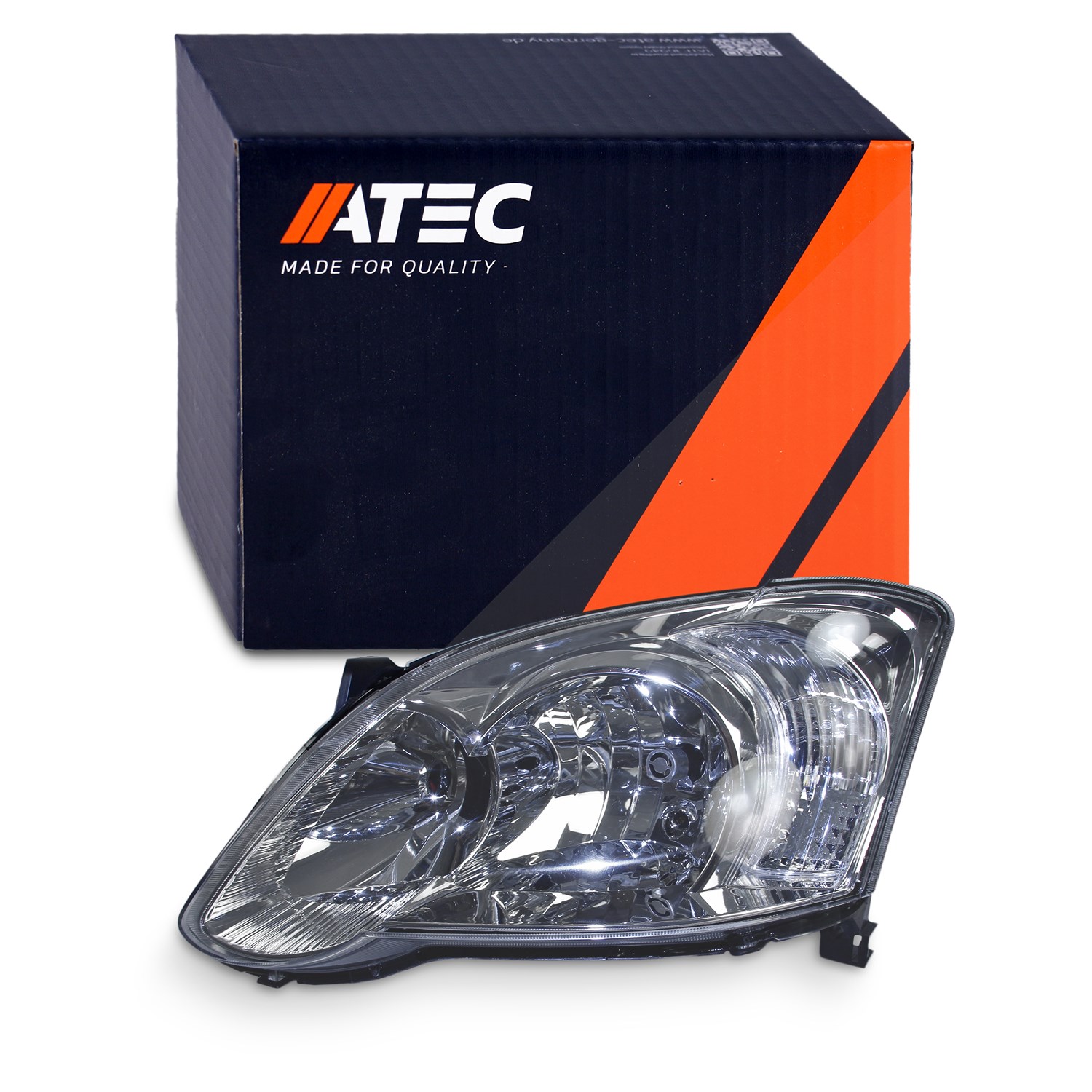 Atec Scheinwerfer H7/H7 mit Stellmotor für LWR [Hersteller-Nr. 10490333] für Toyota