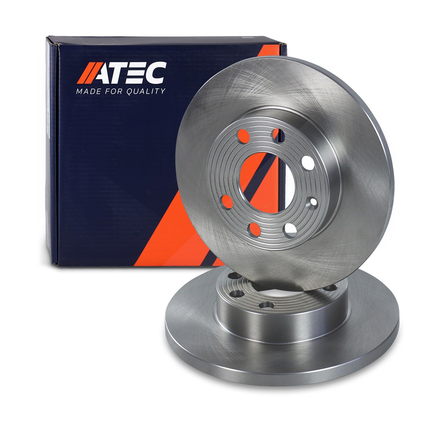 Atec Bremsscheibe Vorne voll [Hersteller-Nr. 10600002] für Vauxhall, Opel