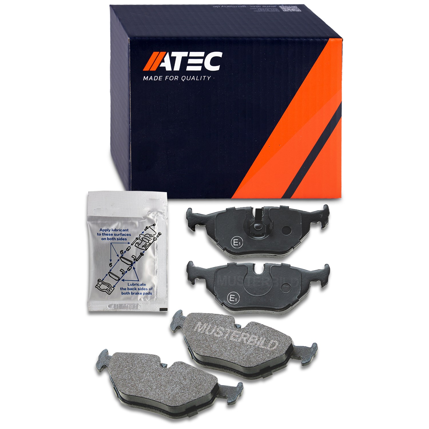 Atec Bremsbeläge vorne (Satz) [Hersteller-Nr. 10601275] für VW