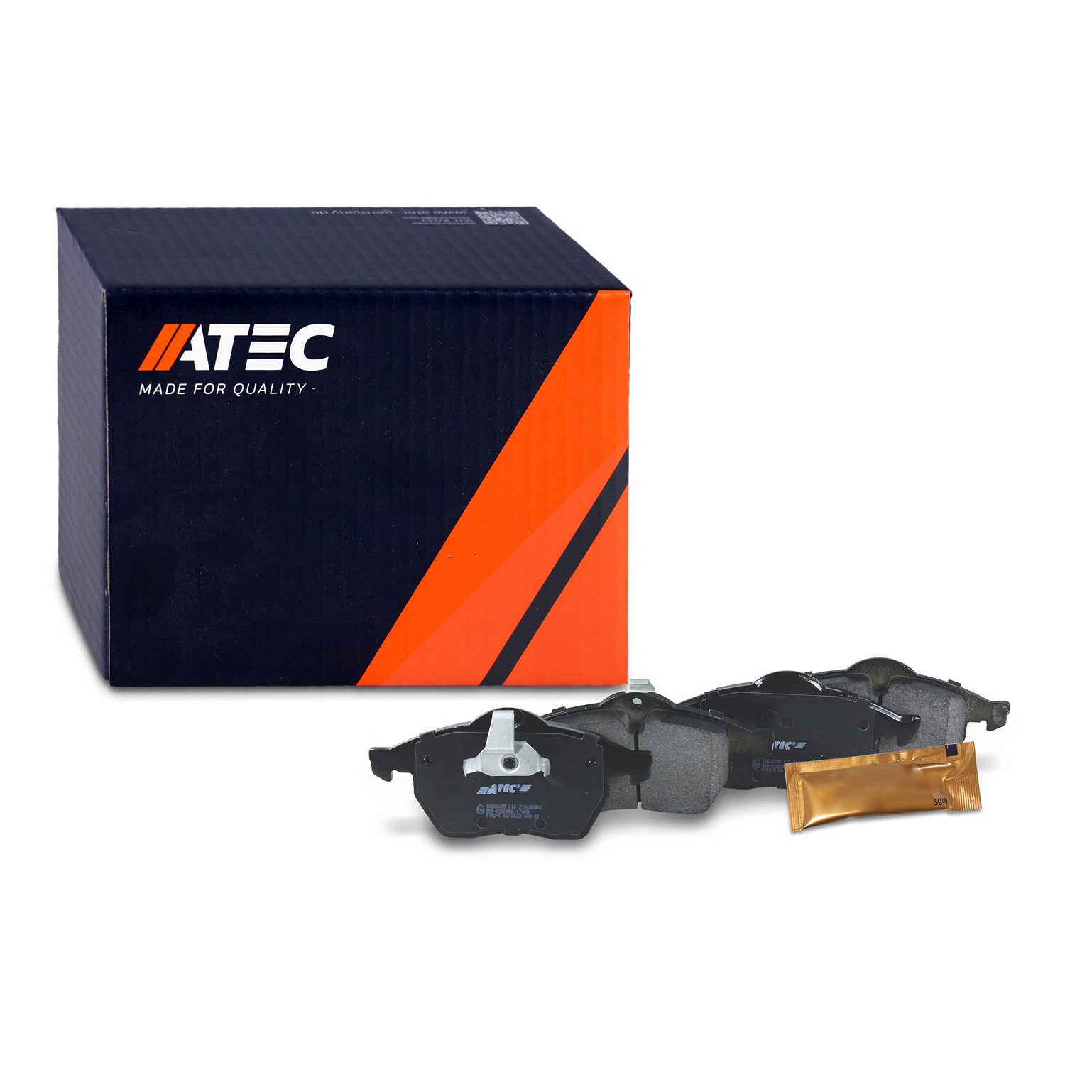 Atec Bremsbeläge vorne (Satz) [Hersteller-Nr. 10600085] für Saab, Chevrolet, Vauxhall, Opel
