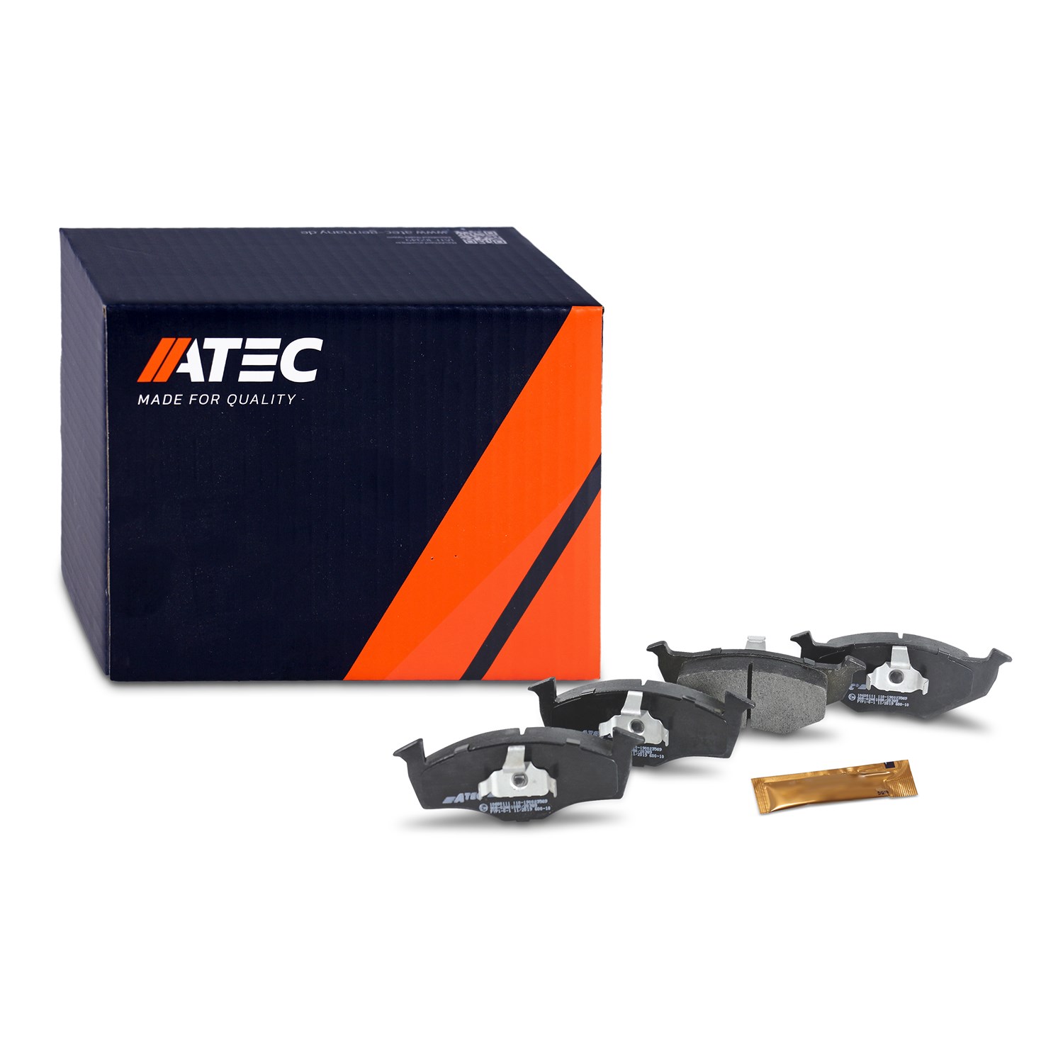 Atec Bremsbeläge vorne (Satz) [Hersteller-Nr. 10600111] für Seat, VW