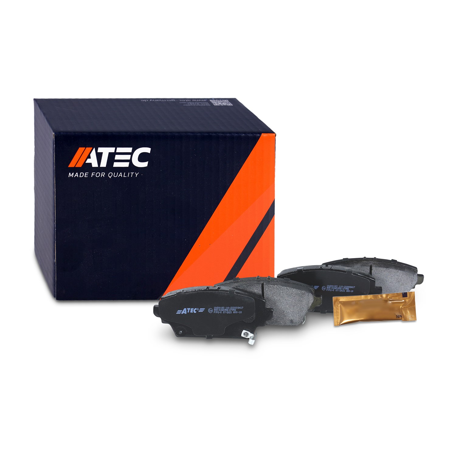 Atec Bremsbeläge vorne (Satz) [Hersteller-Nr. 10600183] für Honda, Mg, Nissan